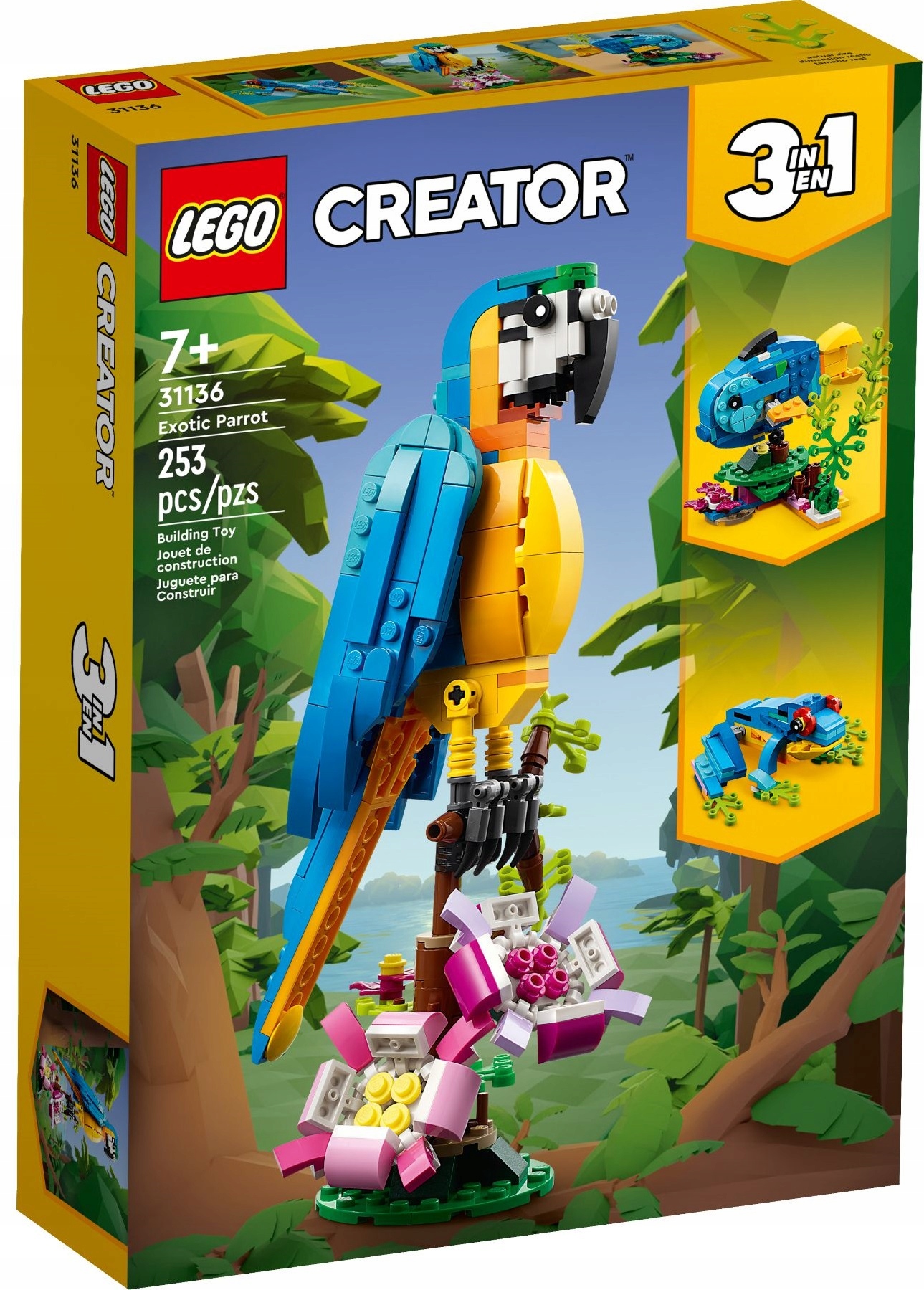 Lego 31136 Creator 3w1 Egzotyczna Papuga
