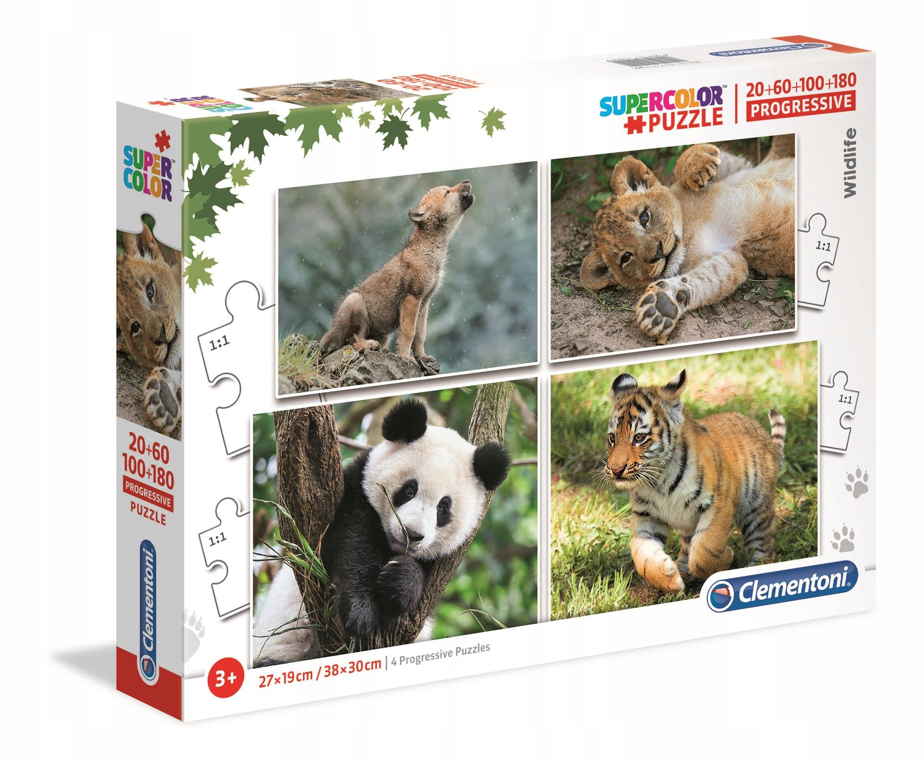 

Puzzle 20+60+100+180el Dzikie życie k-21409