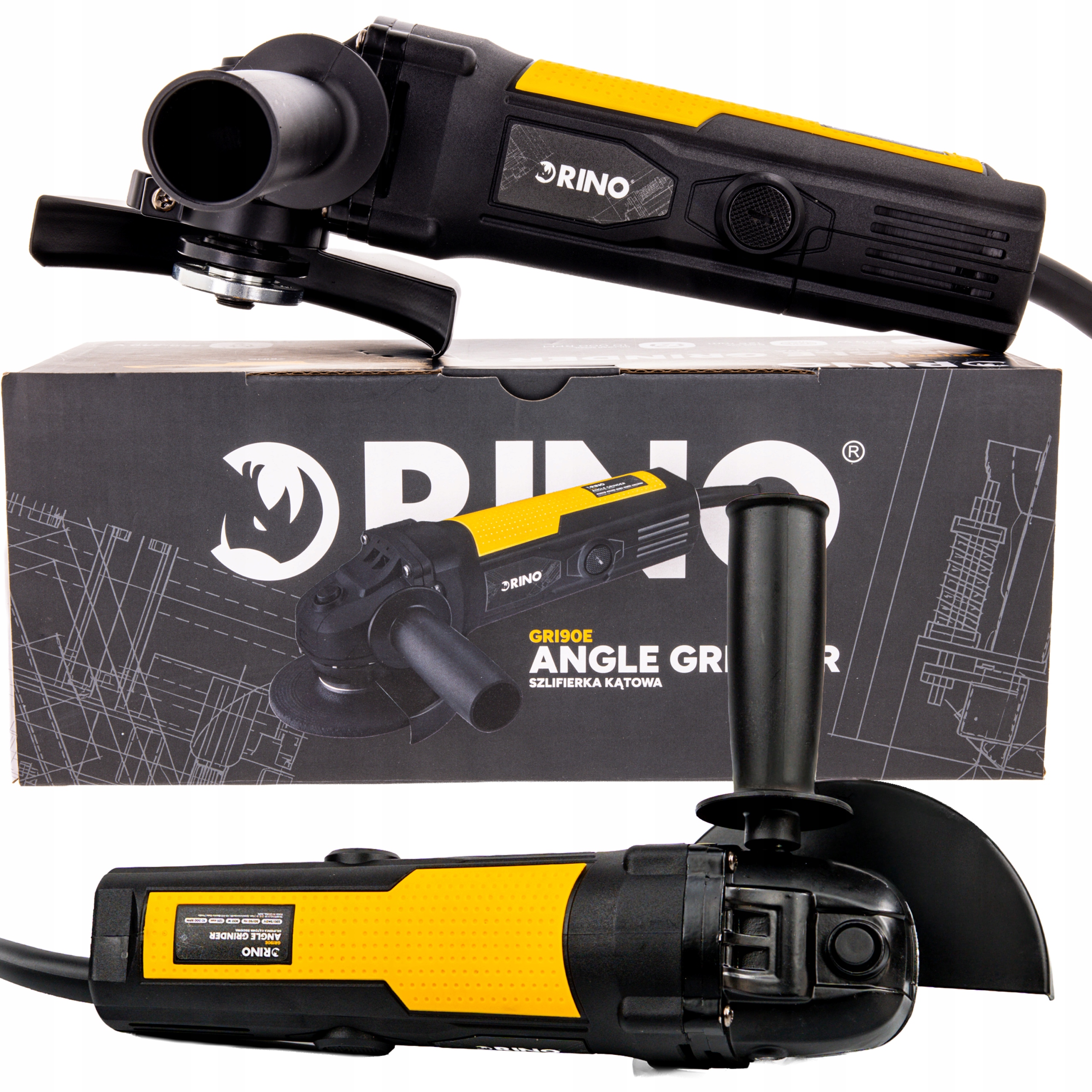 Úhlová Bruska 125 MM Elektrická Síťová 900 W Bruska Rino