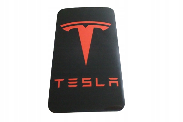 TESLA LOGO NAKLEJKA STICKER 5 x 8,9 cm