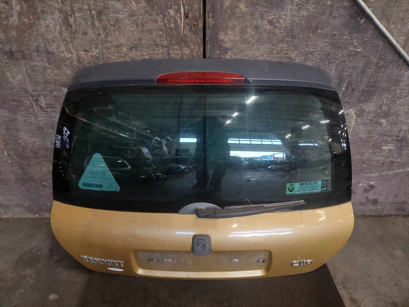 complete rear part RENAULT CLIO II MV302 trunk door bumper lights