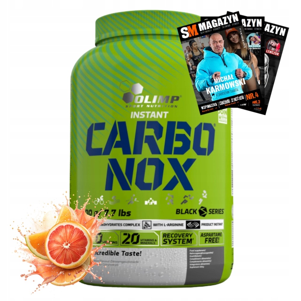 Olimp Carbonox 3500 g Carbo Nox Sacharidy Energie L-arginin Minerály