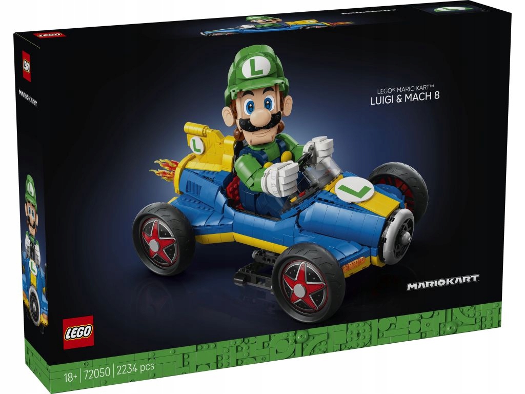 Lego 72050 Mario Mario Kart Luigi a Mach 8