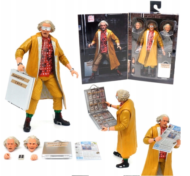 figurka Návrat do budoucnosti Doktor Emmet Brown Neca 19 Cm