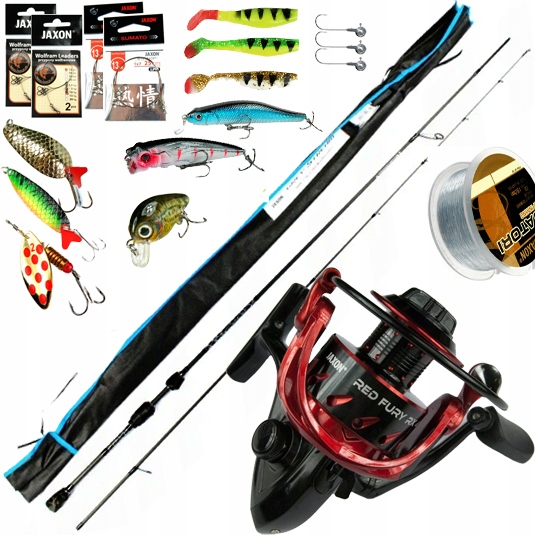 Spinningový Set štika okoun jaxon Prut Z2