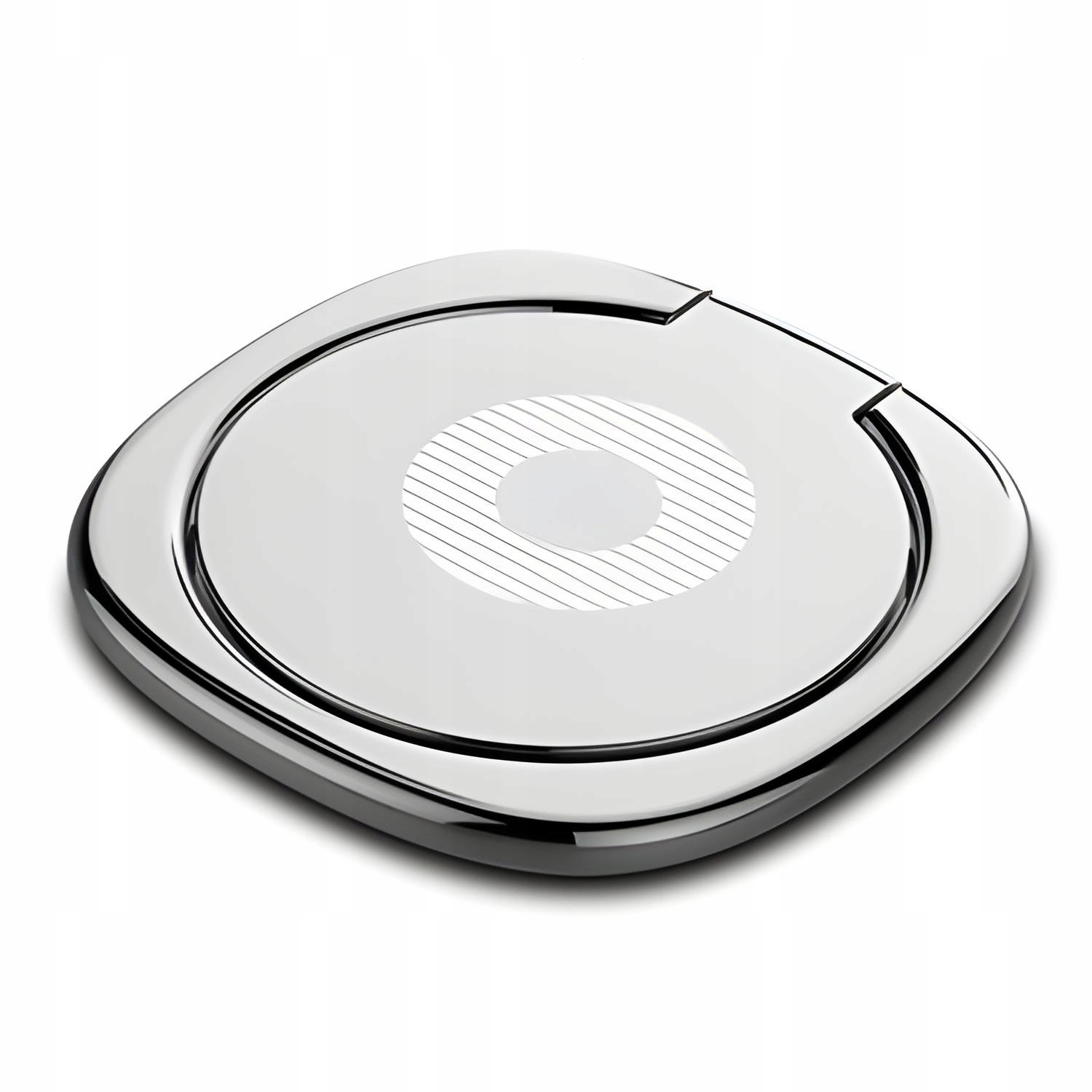 ELEGANCKI SOCKET PODSTAWKA HOLDER RING DO TELEFONU UCHWYT NA PALEC SREBRNY Kolor srebrny