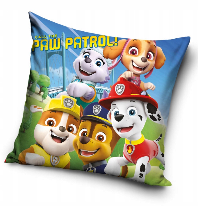 PSI PATROL POSZEWKA NA PODUSZKĘ CHASE PAW PATROL 40x40 VELVET