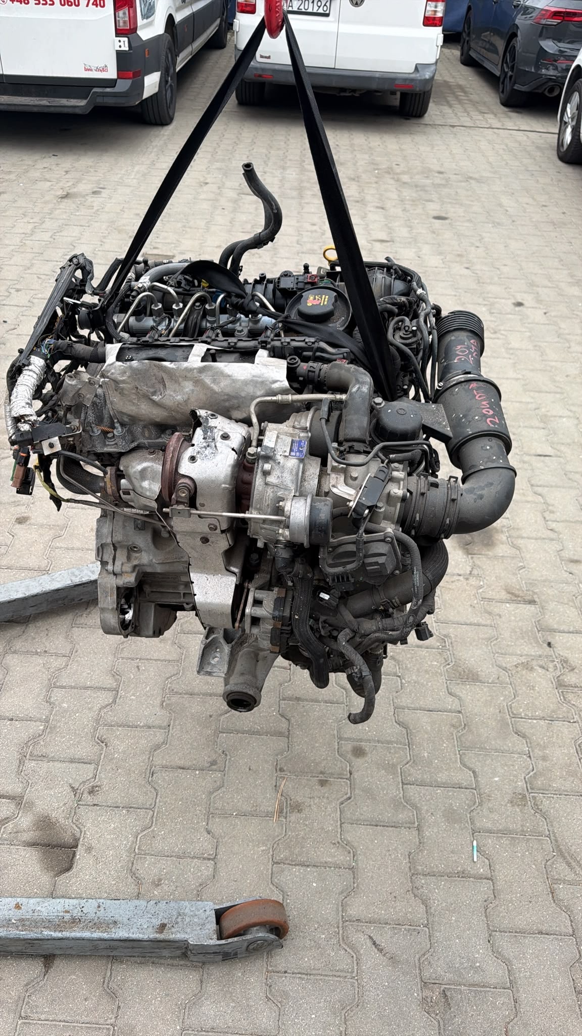 moteur complet RANGE ROCER VELAR 90TYS KM 204DTA