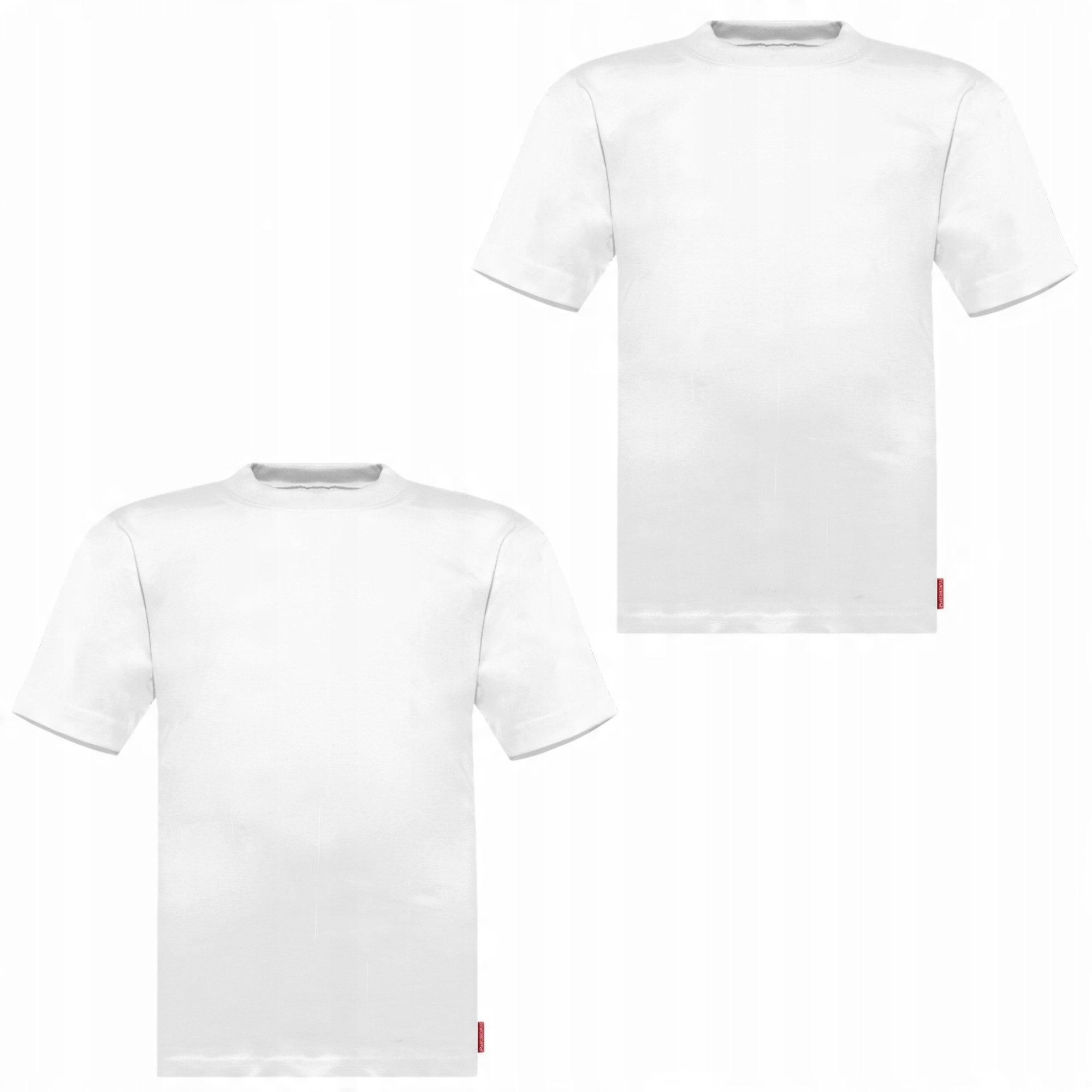 

2X Koszulka Na Wf Dziecięcy T-shirt Lużny 140 Biel