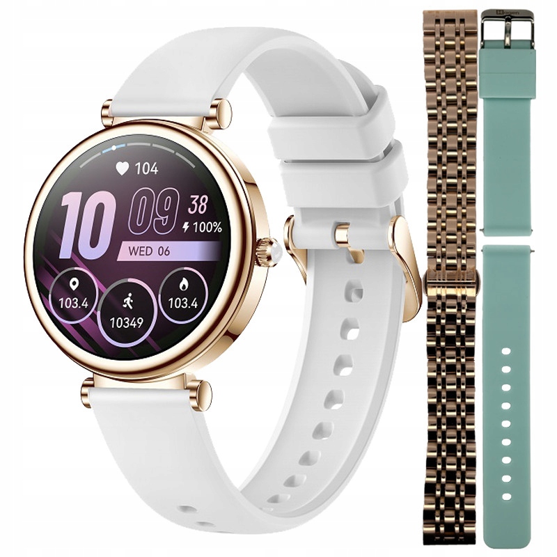 Dámské Chytré Hodinky Hagen HB40.210.532.1210-SET, bílé