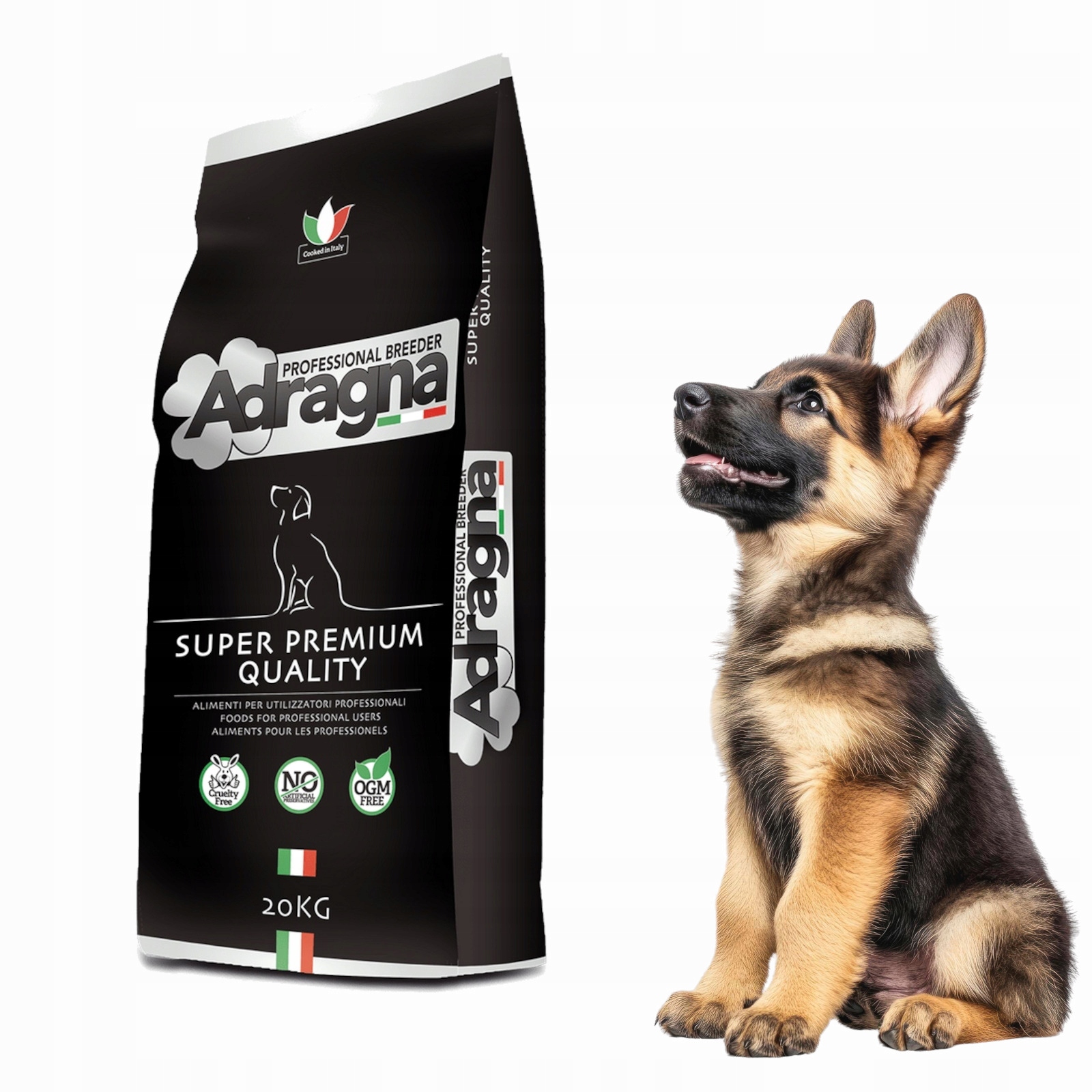 Adragna Breeder Puppy premium ryba i owoce cytrusowe 20kg