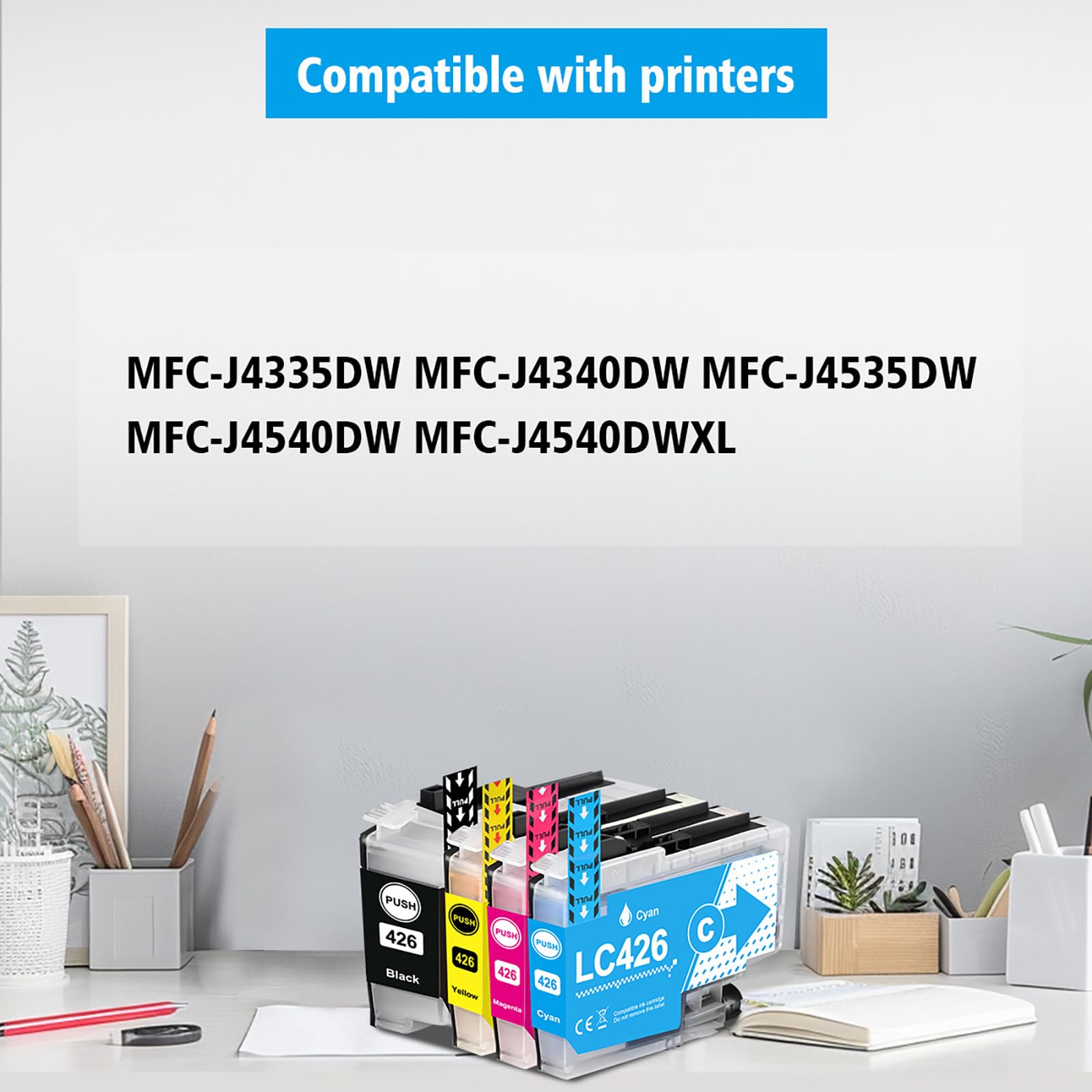 LC426 Kompatybilne Tusz Brother MFC-J4335DW J4340DW J4535DW — miniatura 3