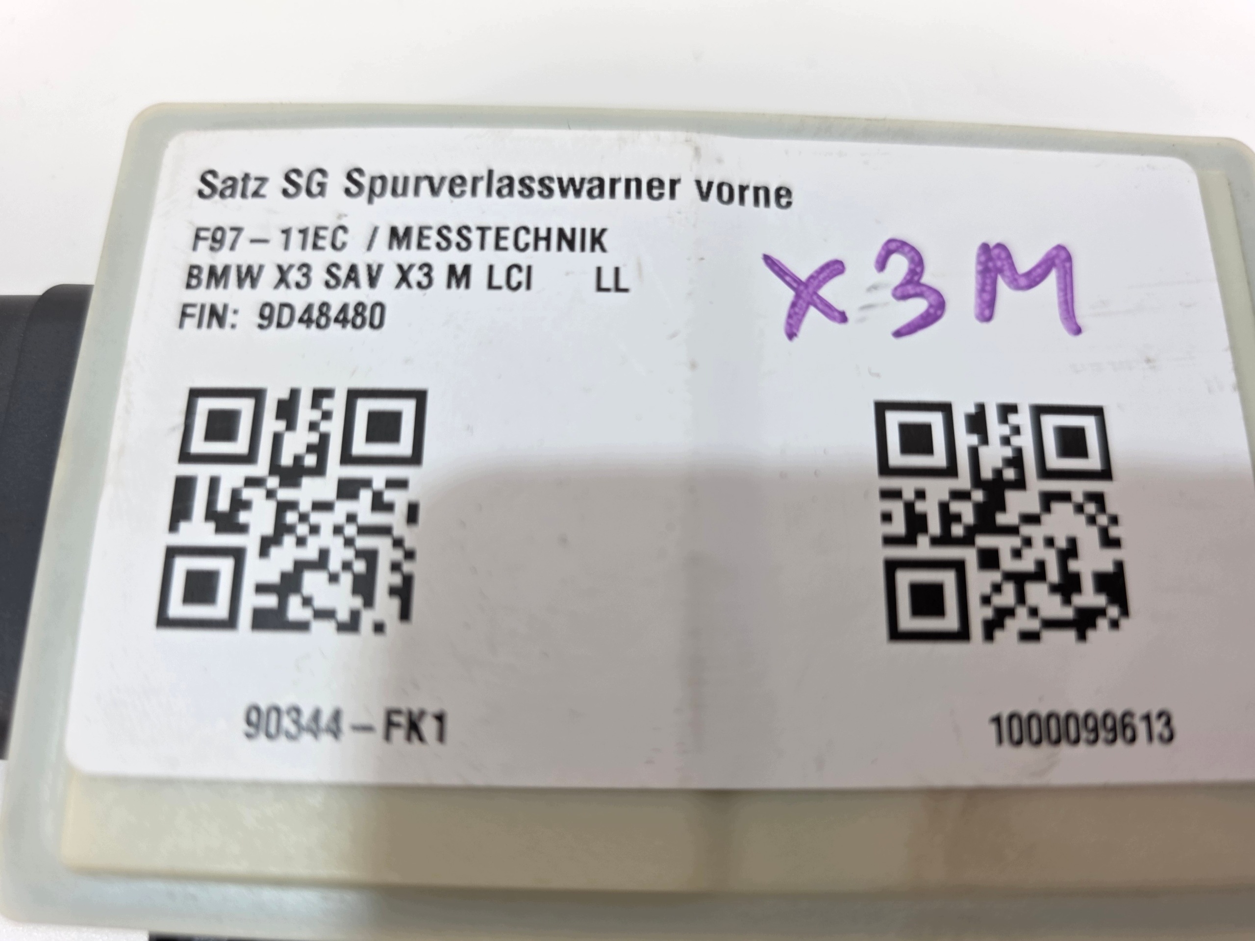 sensor changes supports BMW X3M F97 G01 F70 U11 5A495A3