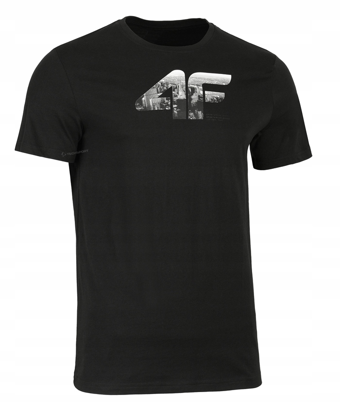 

4F Męska Koszulka T-shirt Bawełna / rozm M