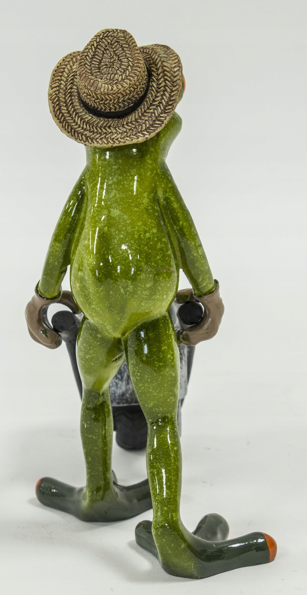 FIGURKA ROLNIK Z TACZKĄ FARMER OGRODNIK PREZENT Kolor wielokolorowy