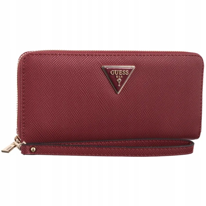 Velká dámská peněženka Guess Laurel II Zip Around SWZG74 Garnet Červená