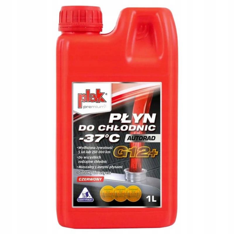 Plak Autorad płyn do chłodnic czerwony 1L