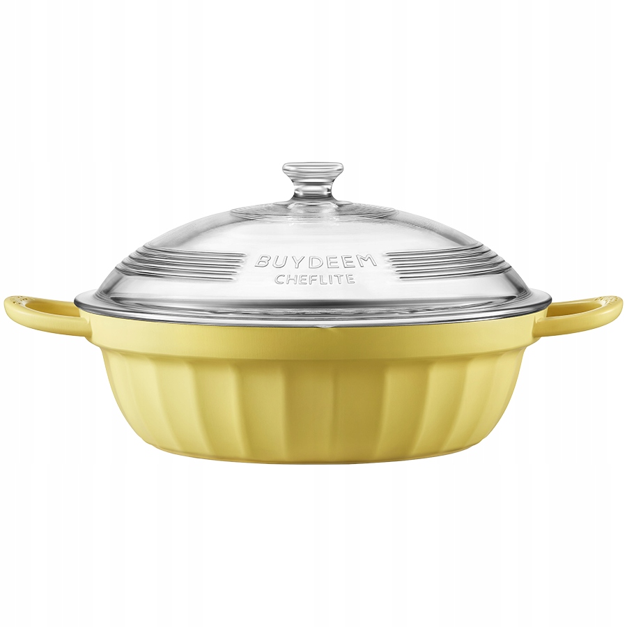 BUYDEEM Naczynie z pokrywą 3,8L CP181 Mellow Yellow — 7