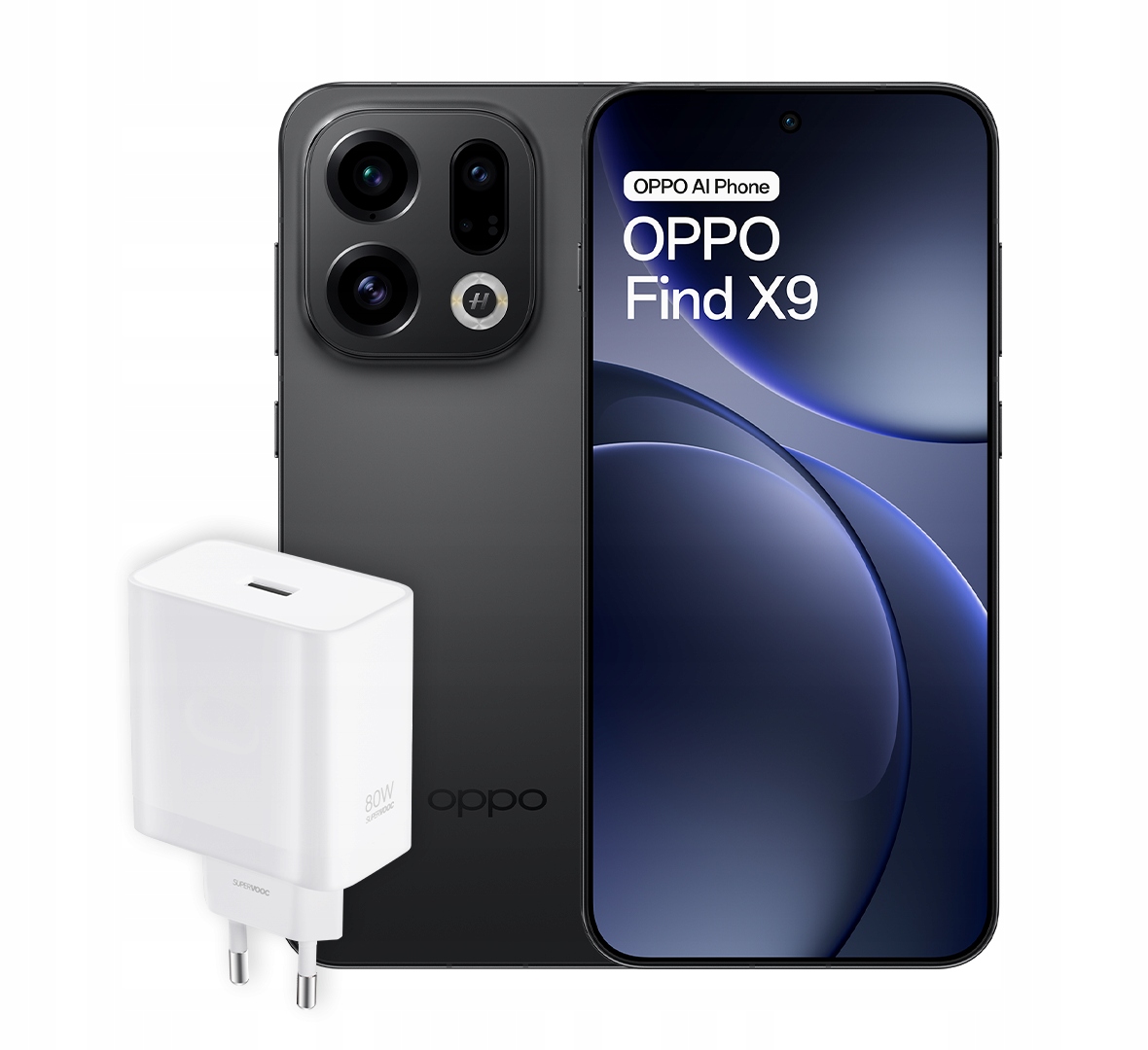 Smartfon Oppo Find X9 12/512 Gb Czarny Ładowarka Oppo Supervooc 80W