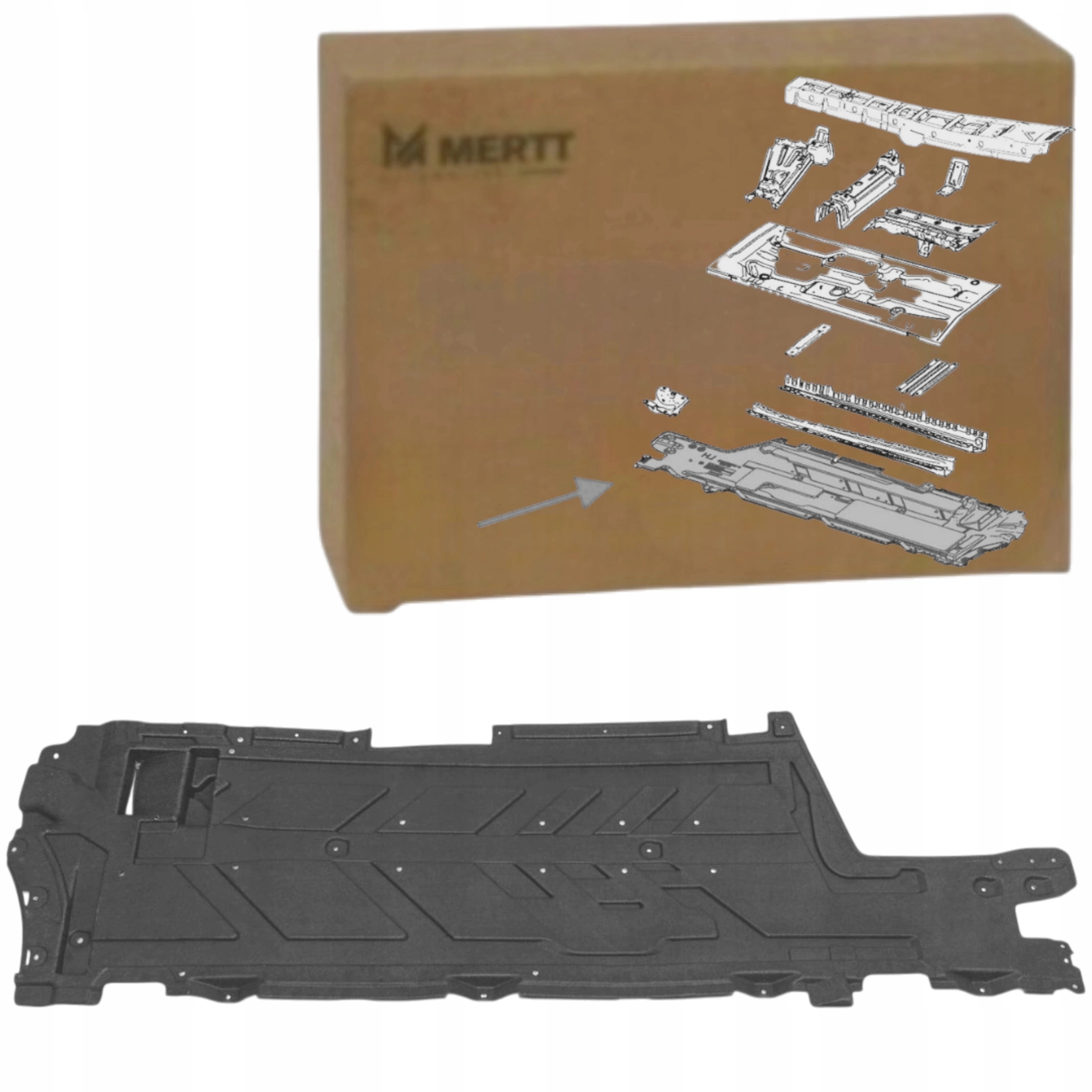 Krytka Podvozku A1776808603 Pravá Mercedes A-class W177 2018+