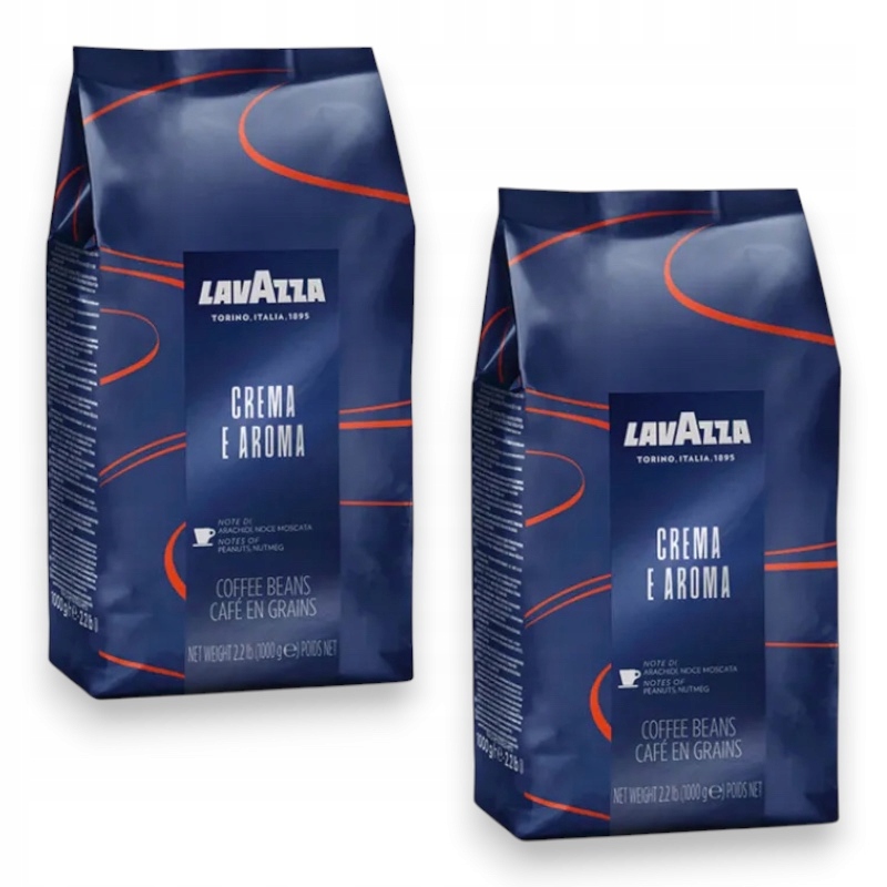 Kawa ziarnista Lavazza Crema e Aroma Blue 2 x 1000 g 2x 1 kg