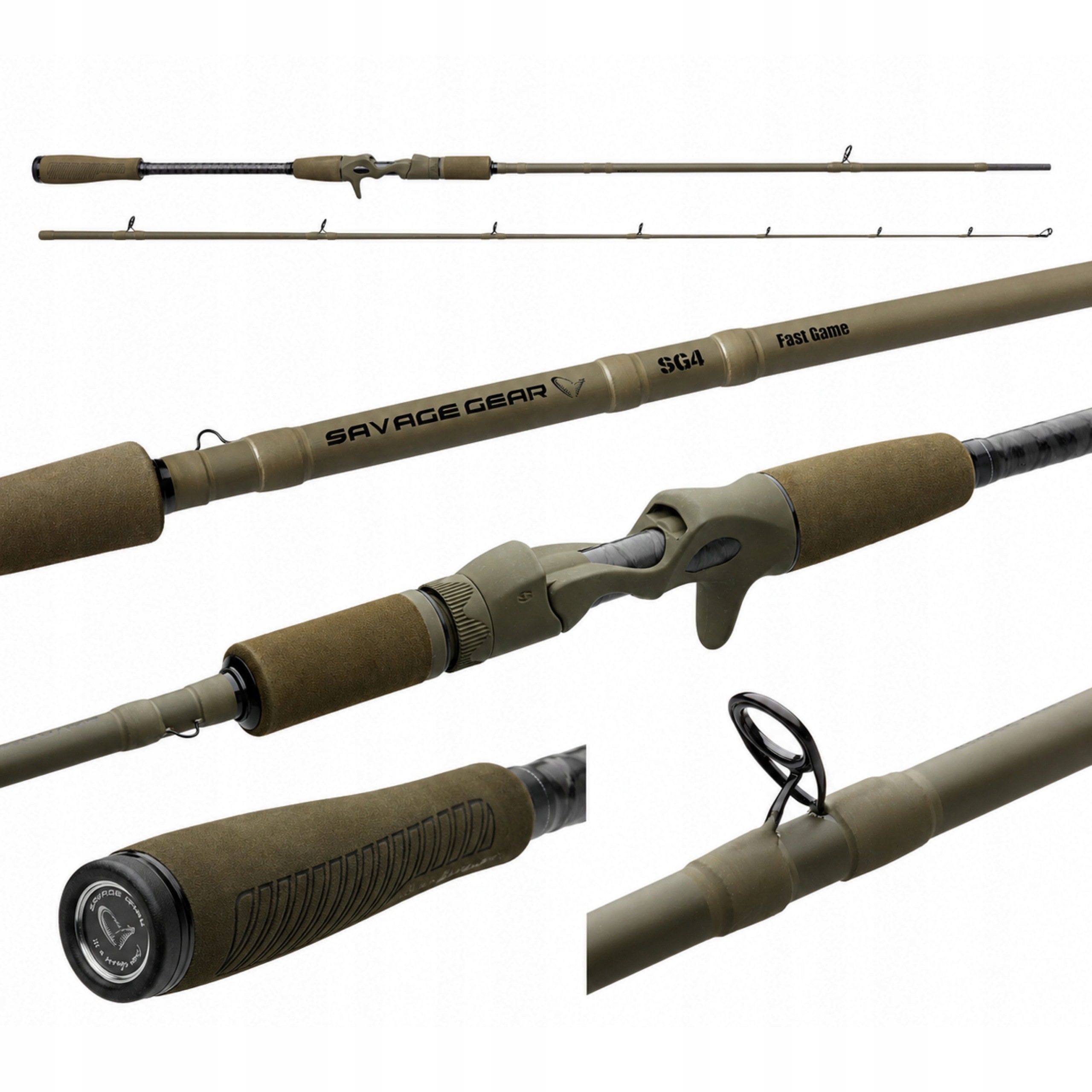 Wędka Castingowa Savage Gear SG4 Fast Game Bc Fast 2,21m 20-60g Mh 2cz