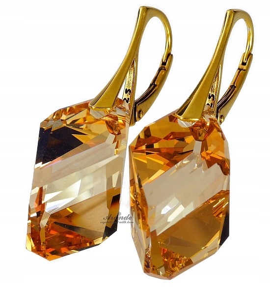 Krystaly Komplet Golden Zlaté Stříbro Certifikát