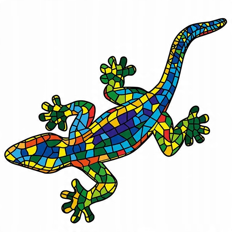 

Drewniane Puzzle Dla Dorosłych Prezent Jaszczurka