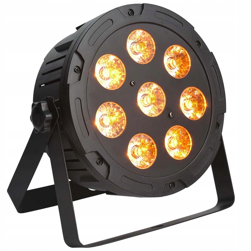 ZESTAW 4x REFLEKTOR SCENICZNY LED KOLOROFON PAR RGB LIGHT4ME TRI PAR 8x9W Marka Light4Me