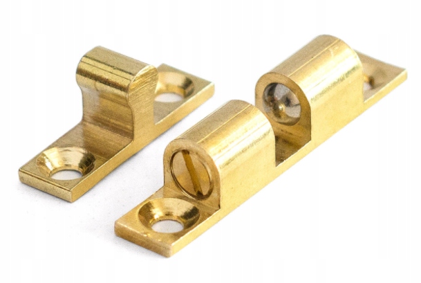 

Zamek, zatrzask kulkowy do szafek mosiądz 43mm