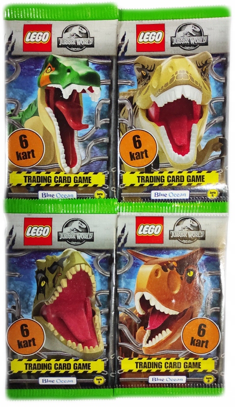 KARTY LEGO JURASSIC WORLD SERIA 3 2023 20 saszetek 120 kart NOWOŚĆ Rok wydania 2023