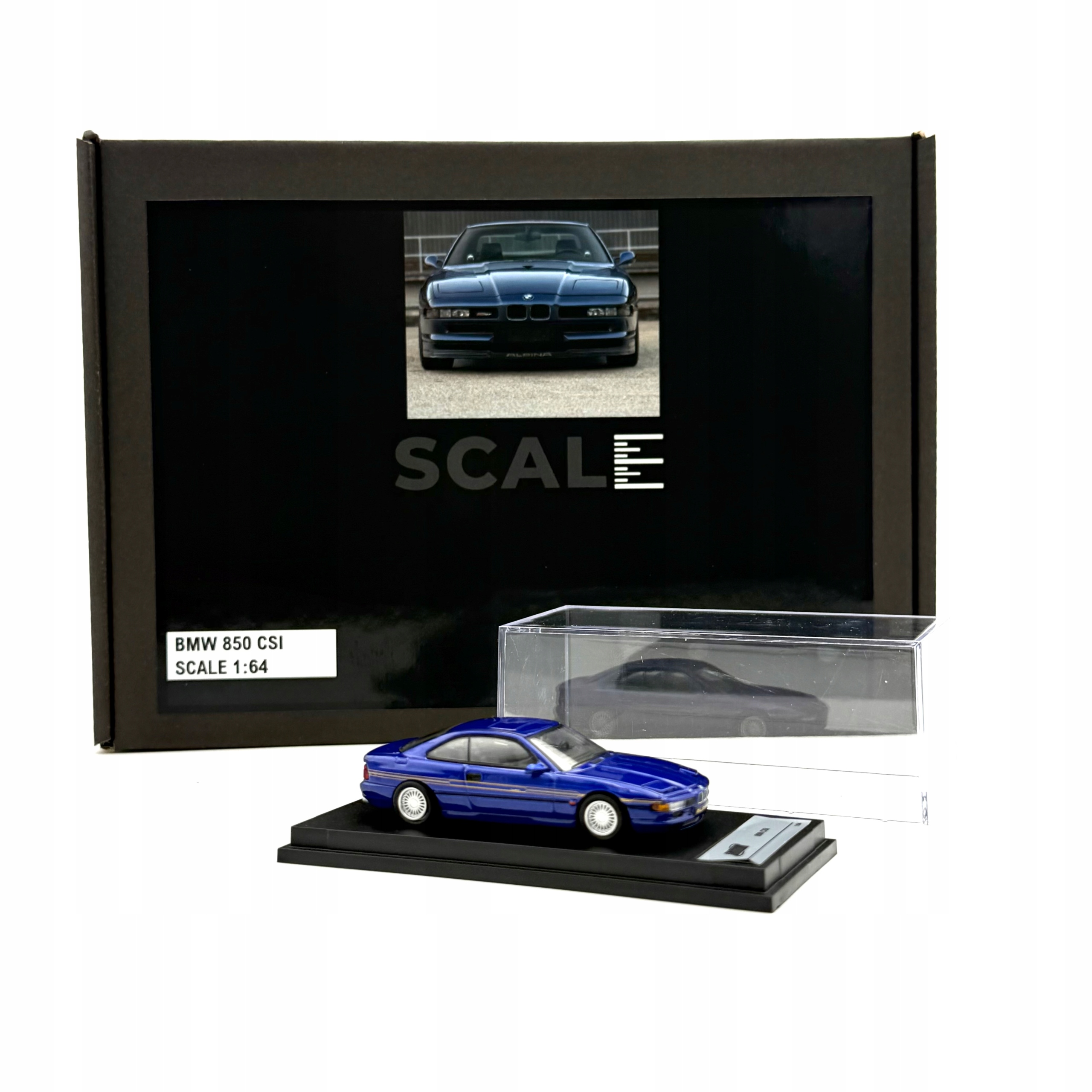 Model kolekcjonerski samochodu BMW 850 ALPINA w skali 1:64