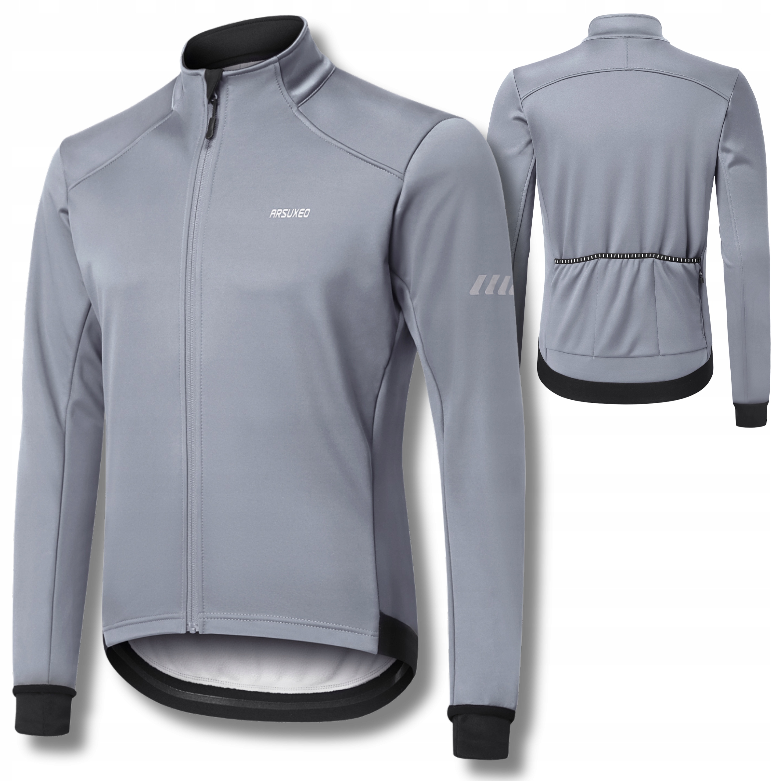 Kurtka Rowerowa Męska Zimowa Softshell Na Rower Termoaktywna Ns Arsuxeo XL