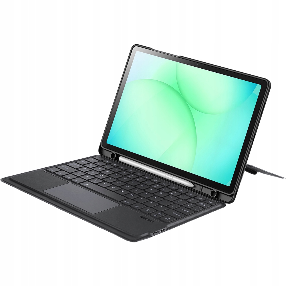 Pouzdro s klávesnicí Dux Ducis pro Galaxy Tab A11 Plus A9+, uzavíratelné ochranným krytem