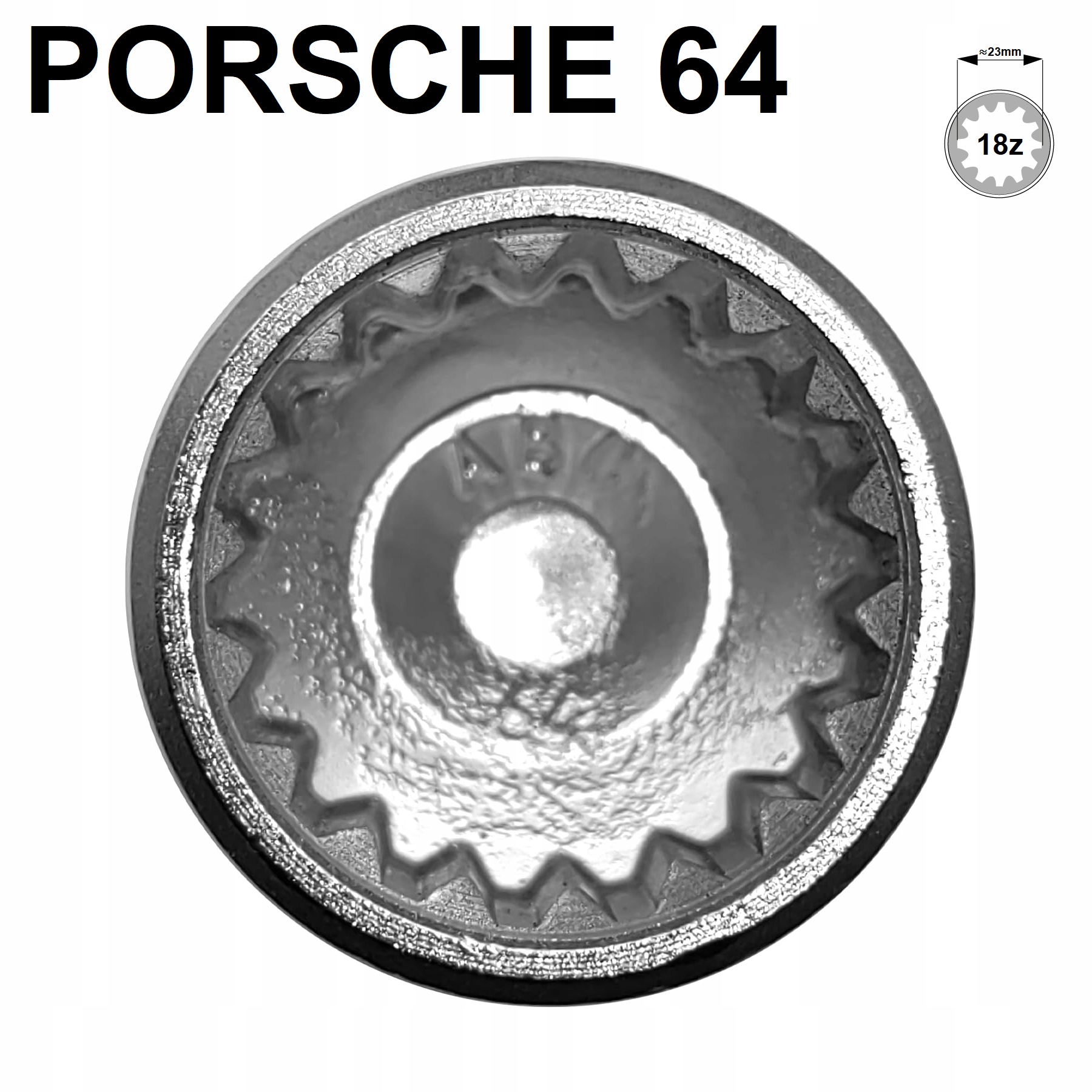 Nástavec Zlodějka Adaptér Pro Zabezpečení Šroubů Kol Porsche Vw Touareg Typ: 64