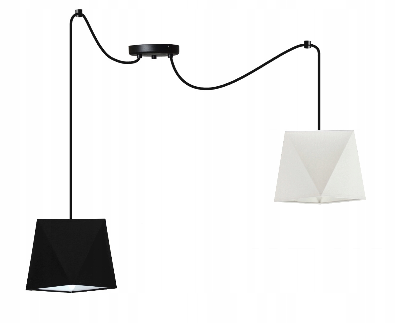 

Lampa Pająk Wisząca Led Loft Abażur Spider Diament