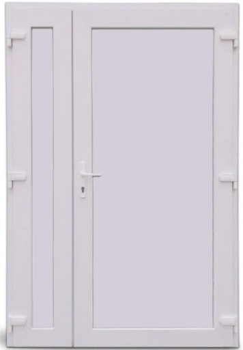 DRZWI ZEWNĘTRZNE PCV DWUSKRZYDŁOWE NA WYMIAR