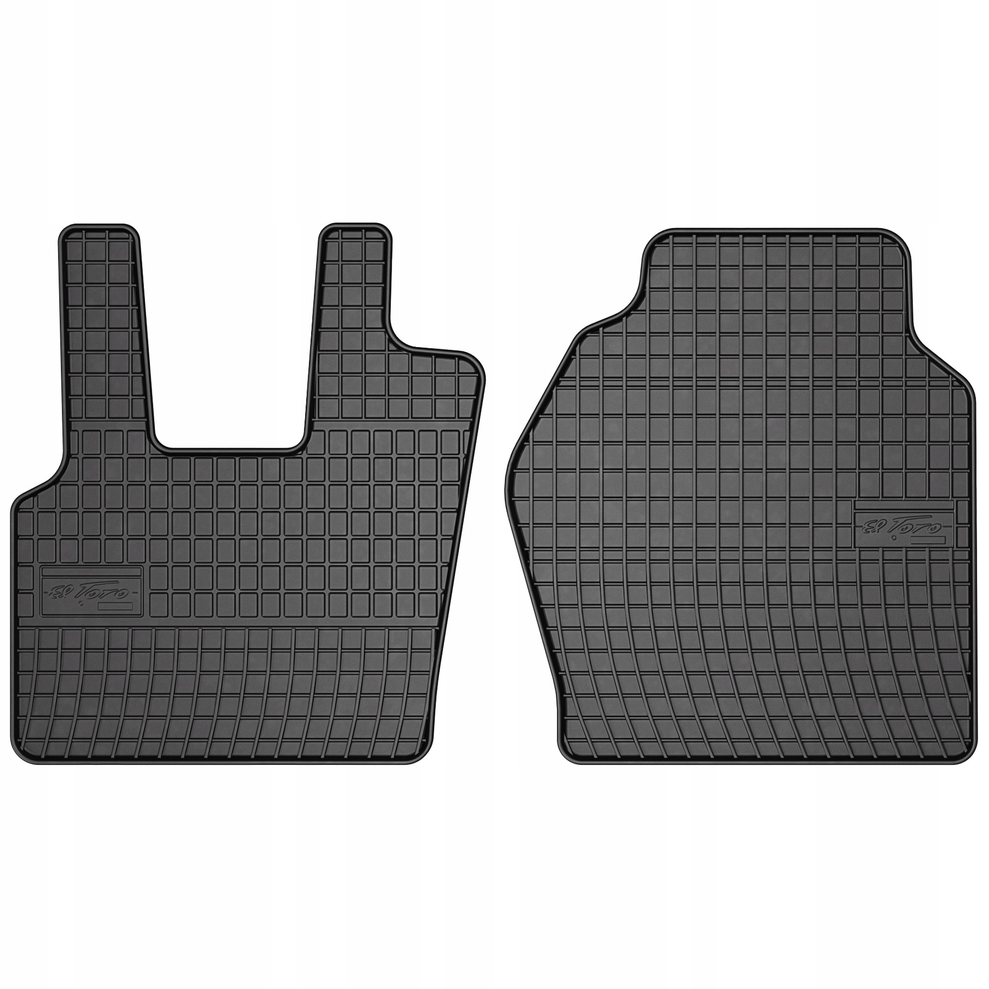 Dywaniki gumowe czarne Scania R od 2015