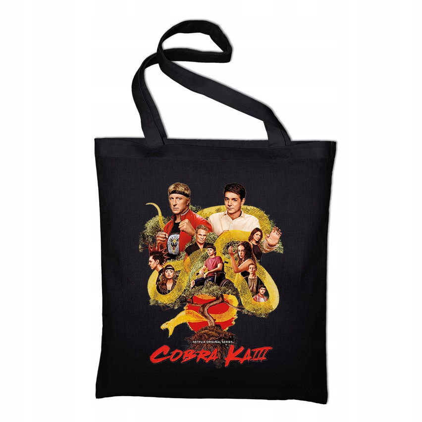 

Torba Shopper Czarna Cobra Kai Karate Kid