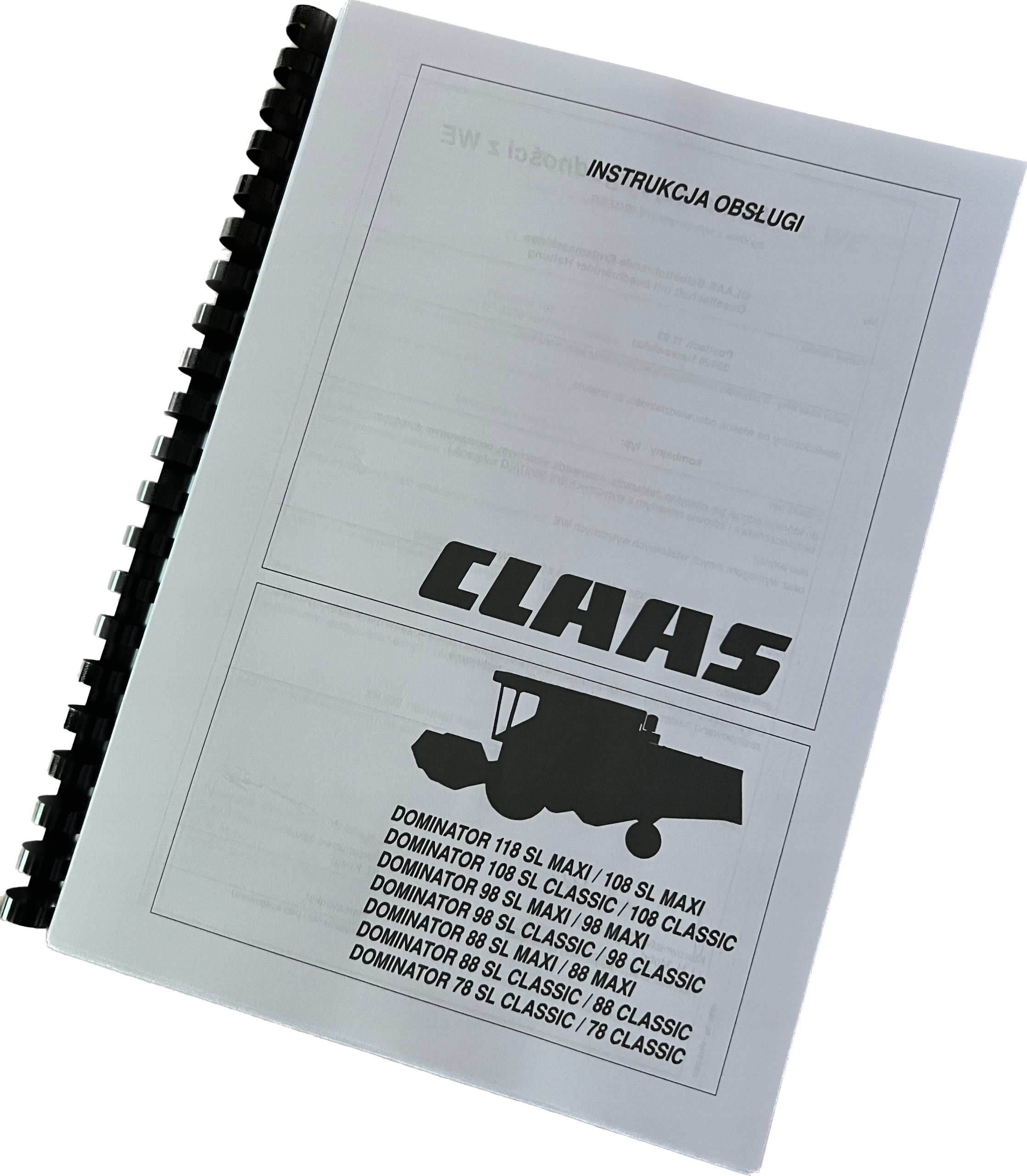 

Instrukcja obsługi Claas Dominator 78 118 sl Pl