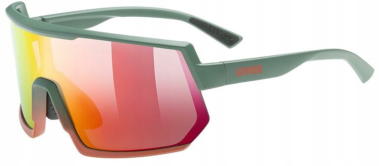 Sportovní cyklistické brýle Uvex Sportstyle 235 Moss Grapefruit Mat silver S2