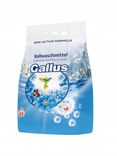 Levně 2x Gallus Univerzální prášek na praní 3,9 kg (60 praní)