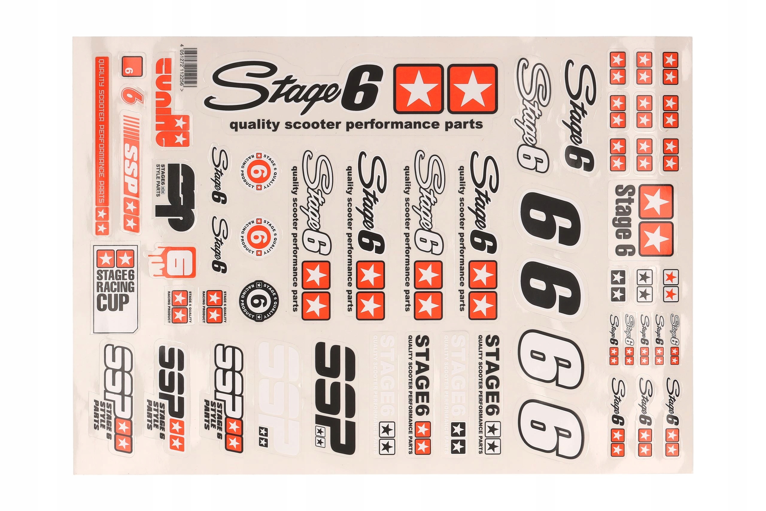 Naklejski komplet Stage6 210x300 mm 26 naklejek