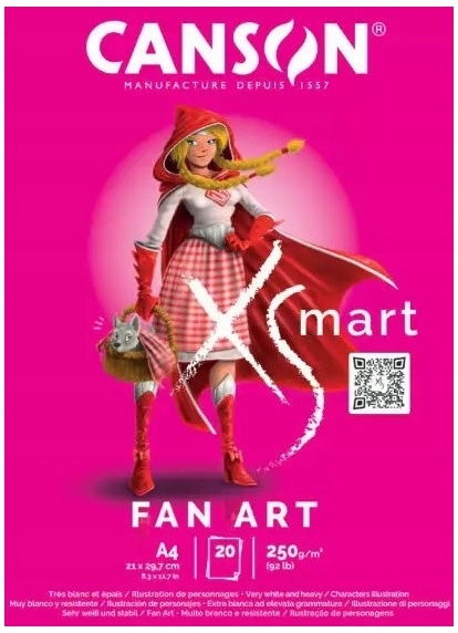 Kreslící blok Kreativní bloky pro kreslení A4 20 listů 250g 5 ks