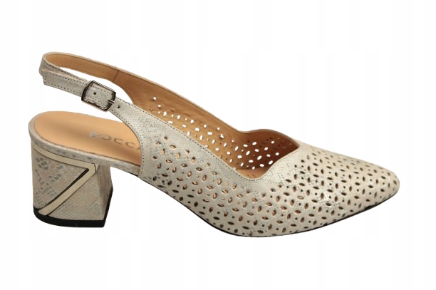Boty Boccato 743.052 vel.37 Zlaté Italské Elegantní ažurové