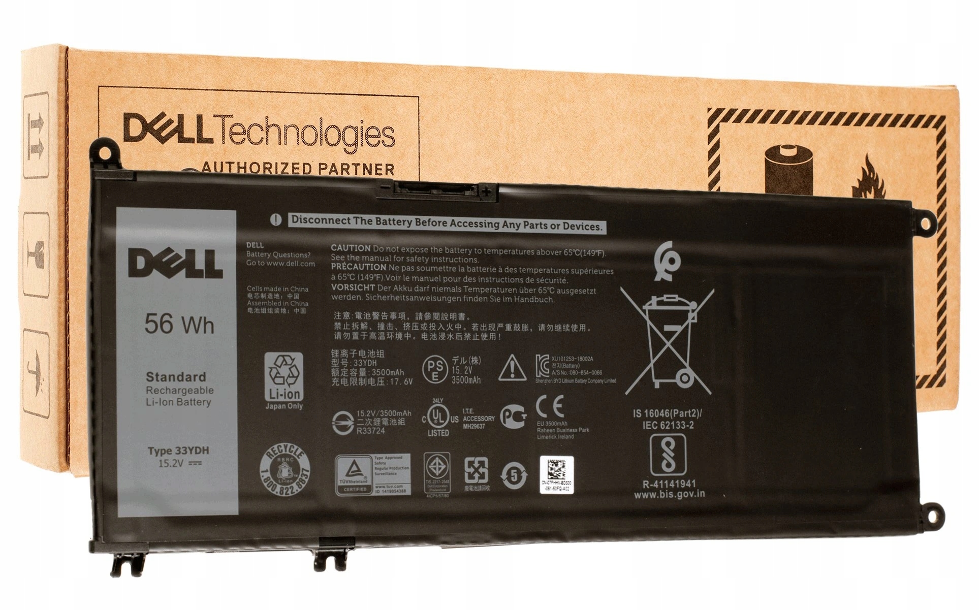 Originál Batéria Dell 33YDH Dell Inspiron G3 3579 3779 G5