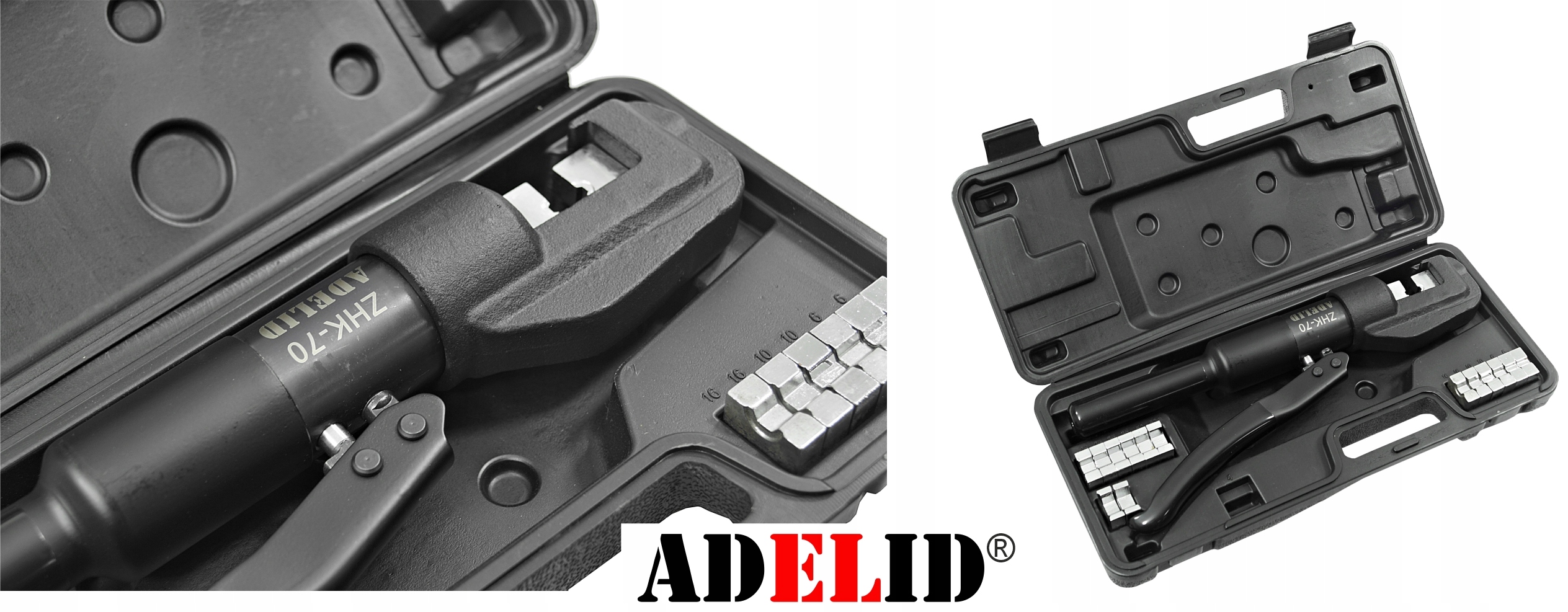 ZACISKARKA PRASKA HYDRAULICZNA DO KABLI 4-70 MM Model ZHK-70