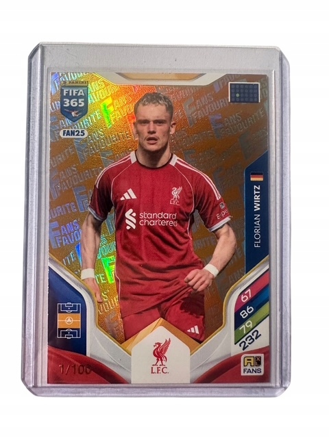 Fifa 365 2026 Adrenalyn XL Panini Fans FAN25 Wirtz Orange 1/100