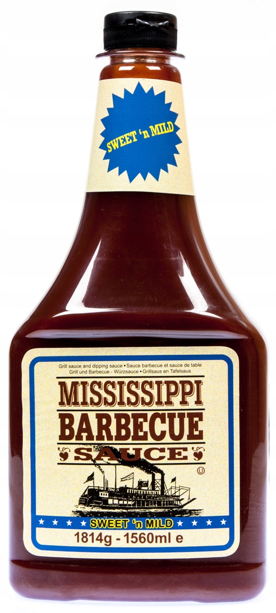 Mississippi Bbq sauce sweet and mild 1814g