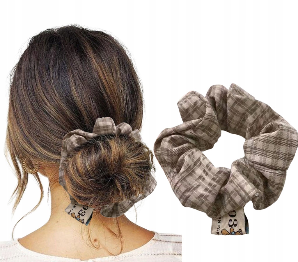 

Gumka Do Włosów Scrunchie materiałowa frotka
